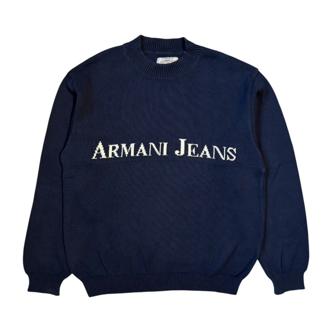 Armani Jeans 1990s Knitted Crewneck