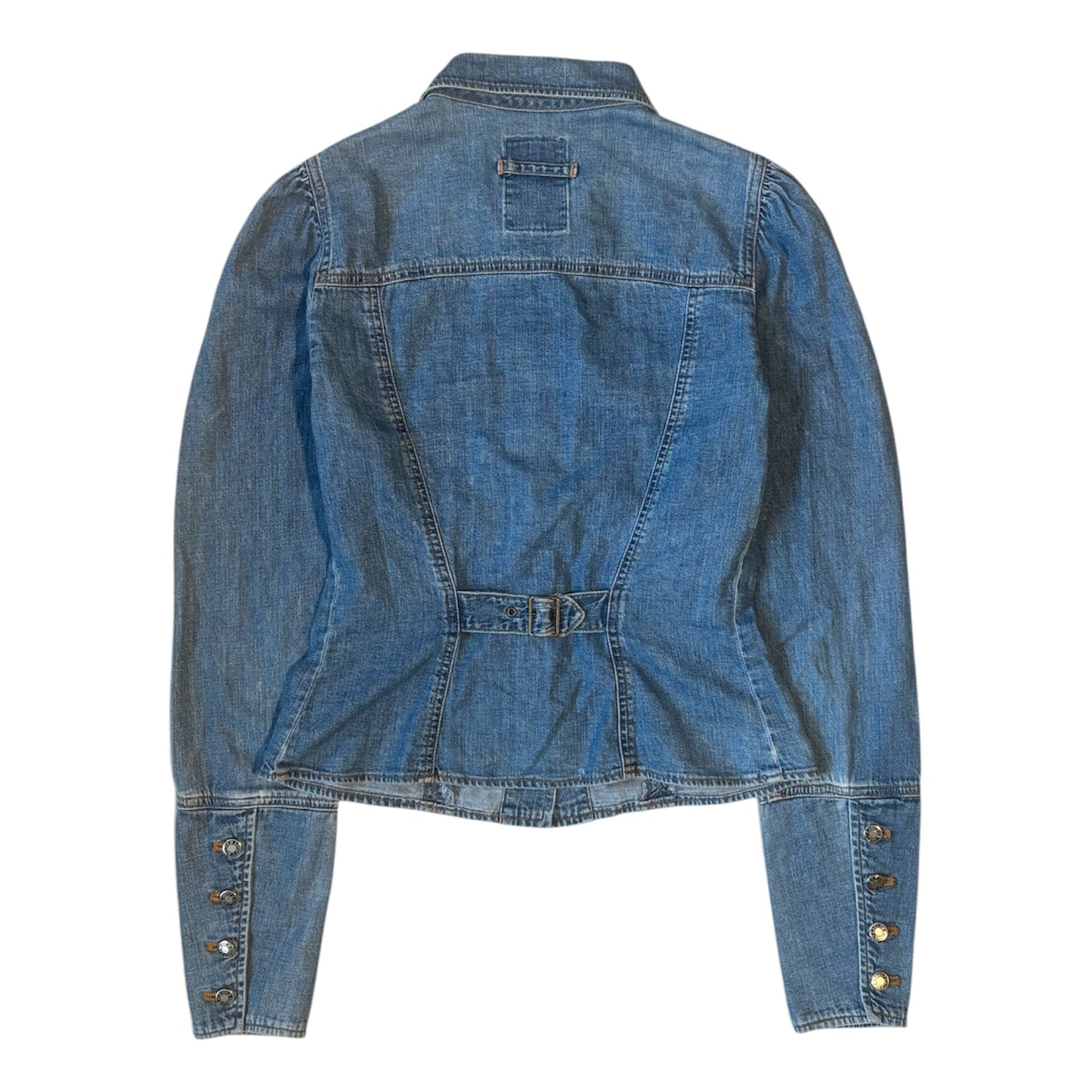 Jean Paul Gaultier 1990s Cinched Waist Denim Jacket