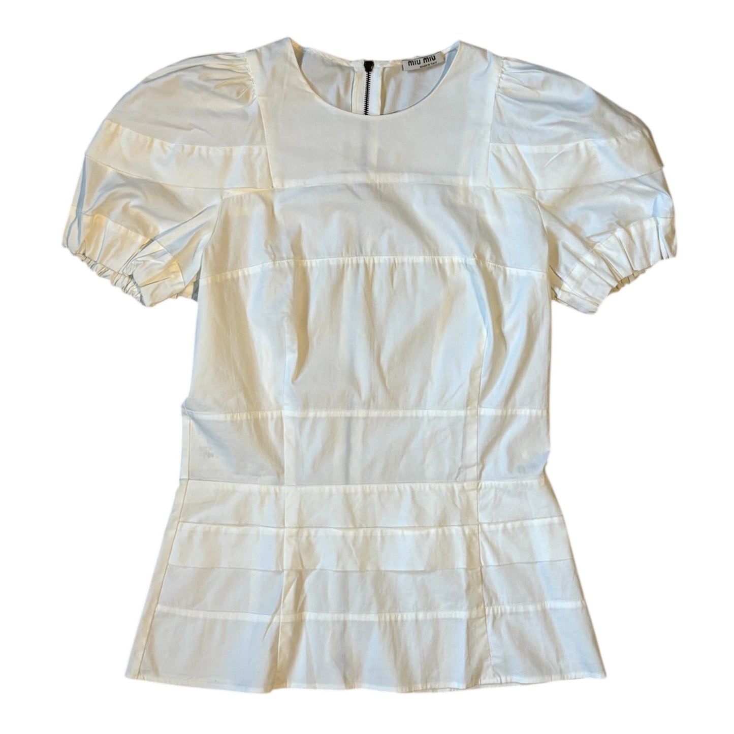 Miu Miu 2000s Puff Sleeve Blouse