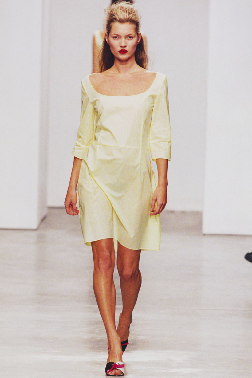 Miu Miu SS 1998 Runway Cow Hide Wooden Heels