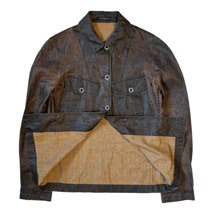 C.P Company Donna SS 2002 Lino Flax Spalmatura Jacket
