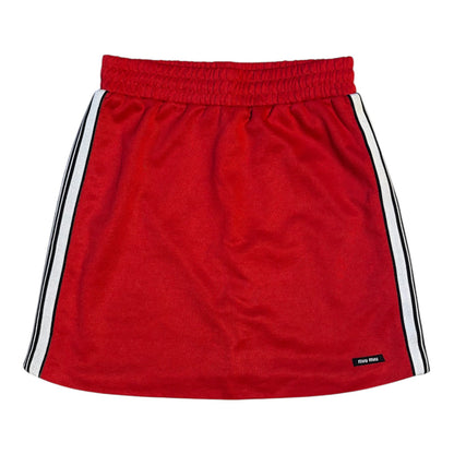 Miu Miu Logo Patch Mini Skirt