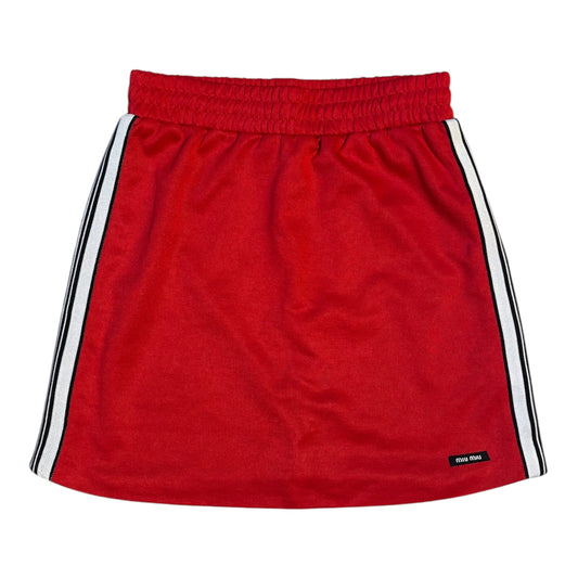 Miu Miu Logo Patch Mini Skirt