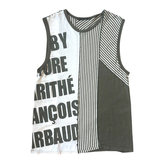 Marithe Francois Girbaud Deconstructed 90s Tank Top