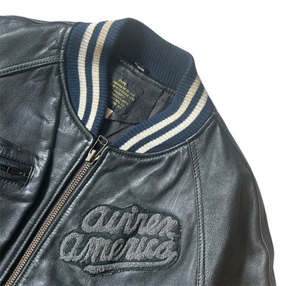 Avirex Stadium Champions Leather Bomber
