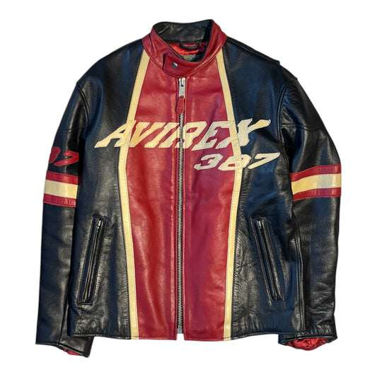 Avirex 387 Leather Racer Jacket