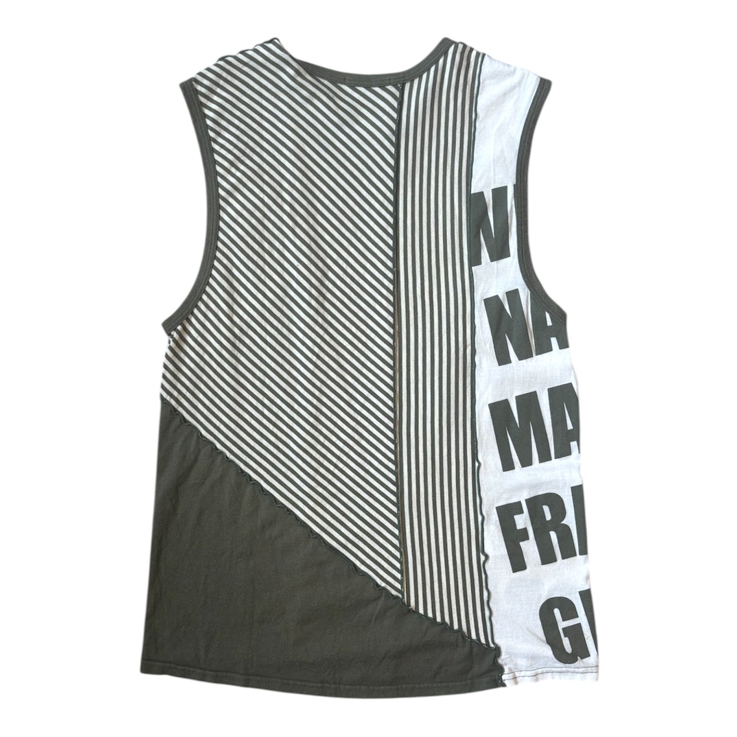 Marithe Francois Girbaud Deconstructed 90s Tank Top