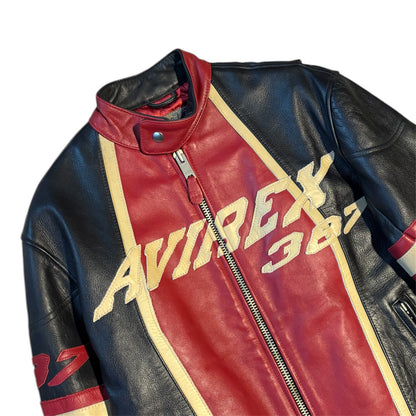Avirex 387 Leather Racer Jacket