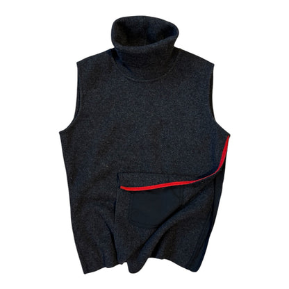 Prada Sport 2000s Wool Turtleneck Vest