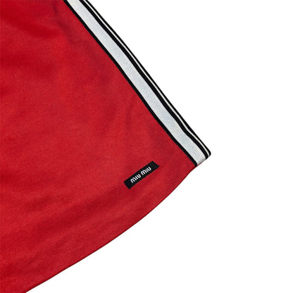 Miu Miu Logo Patch Mini Skirt
