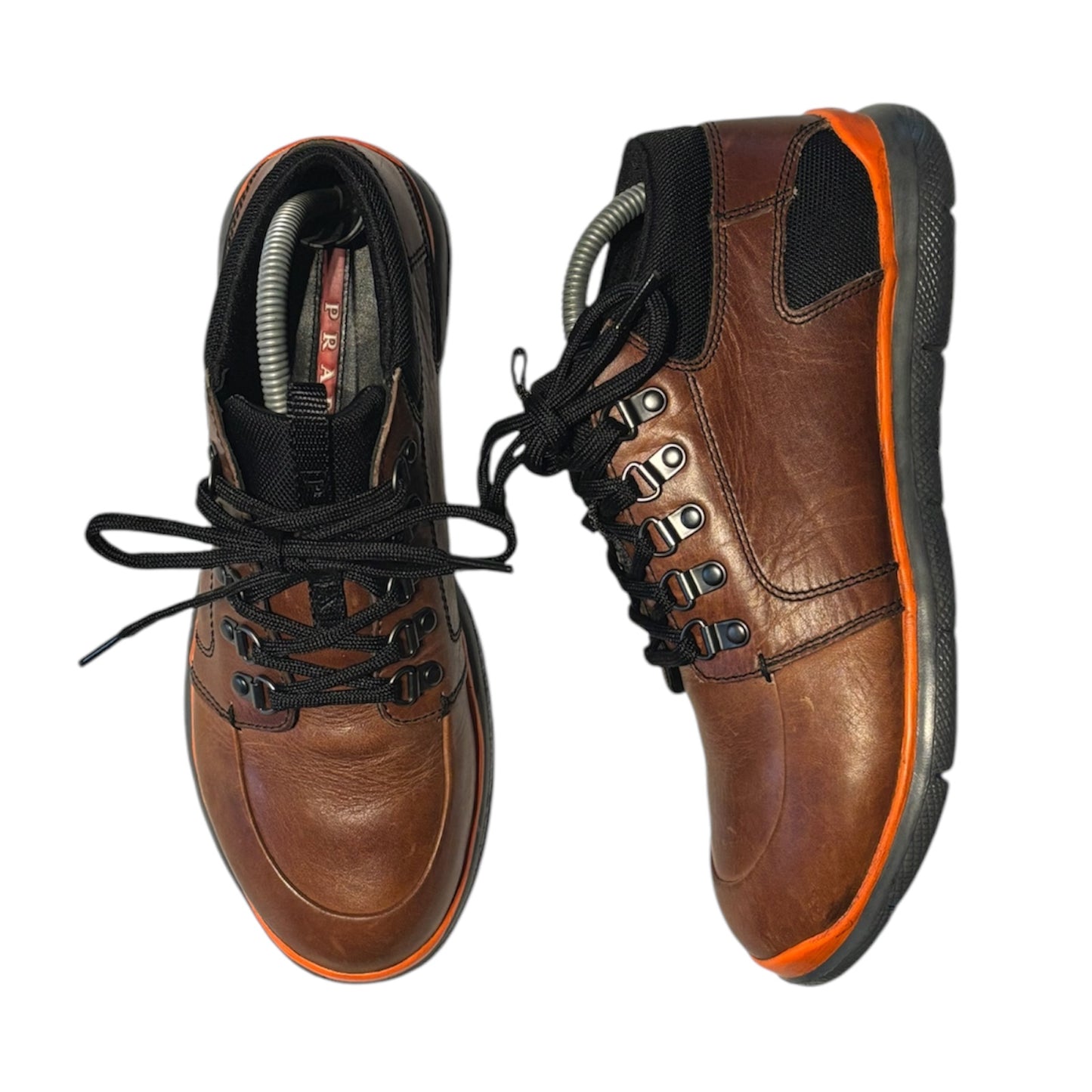Prada Sport 2000s Leather Hiking Boots