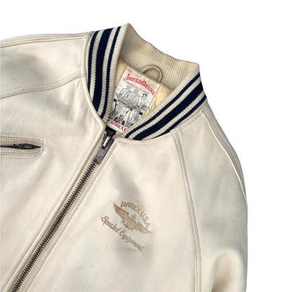 Avirex U.S.A Leather Bomber Jacket