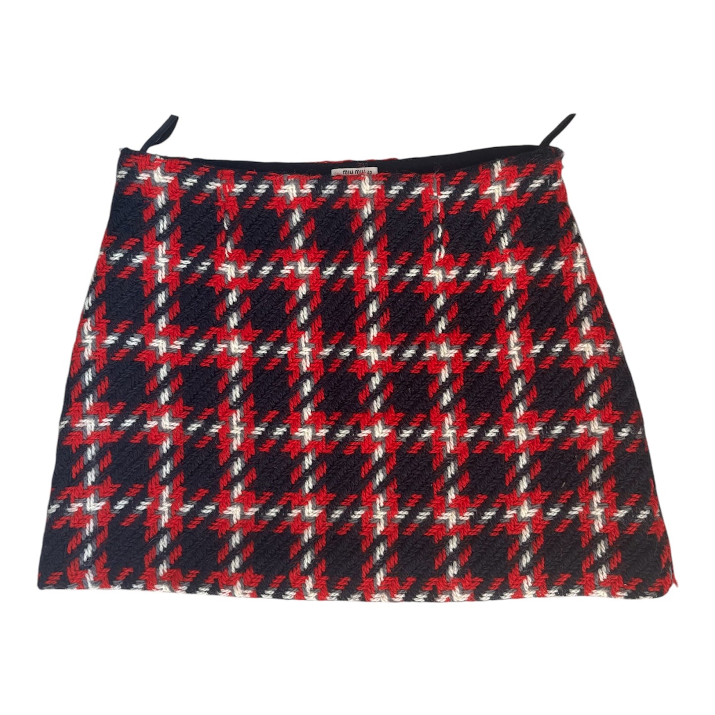 Miu Miu Early 2000s Tartan Skirt