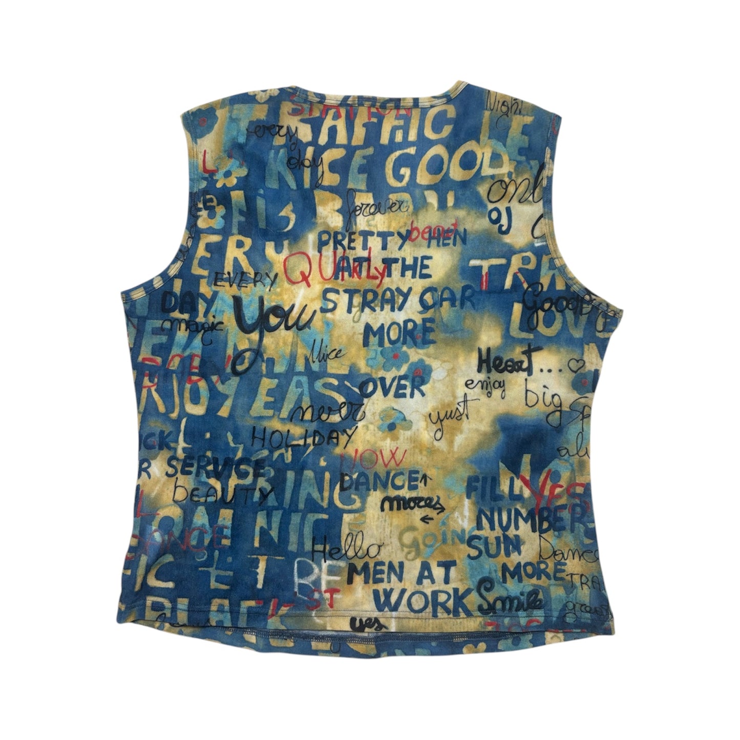 Cop Copine 1990s 'Men At Work' Sheer Vest