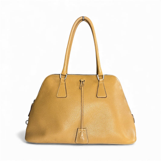 Prada Leather Boston Bowling Bag