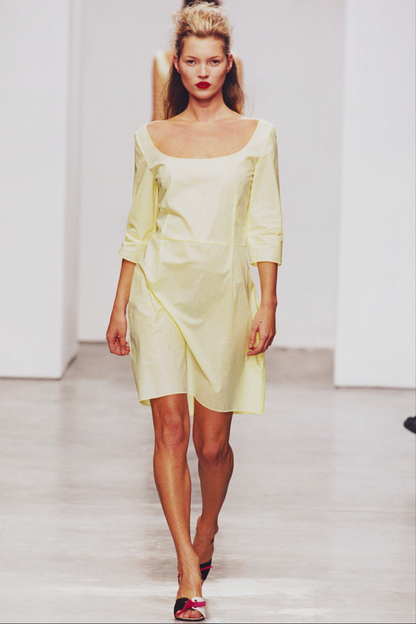 Miu Miu SS 1998 Runway Cow Hide Wooden Heels